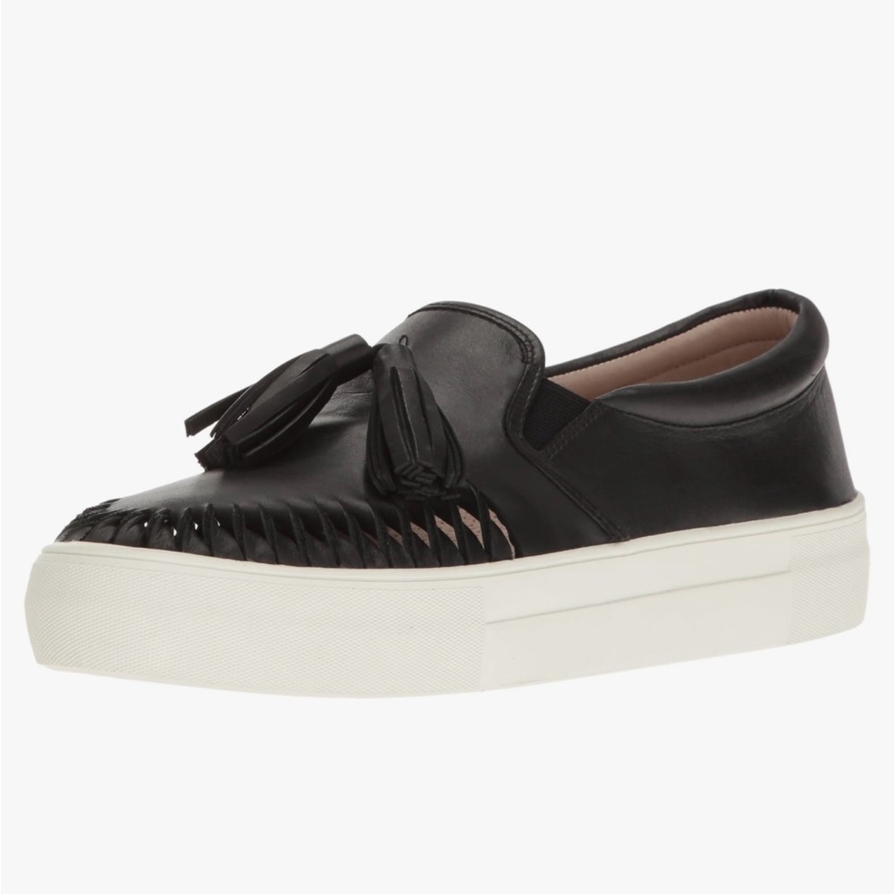 Sam Edelman Black and White Slip-On Sneakers